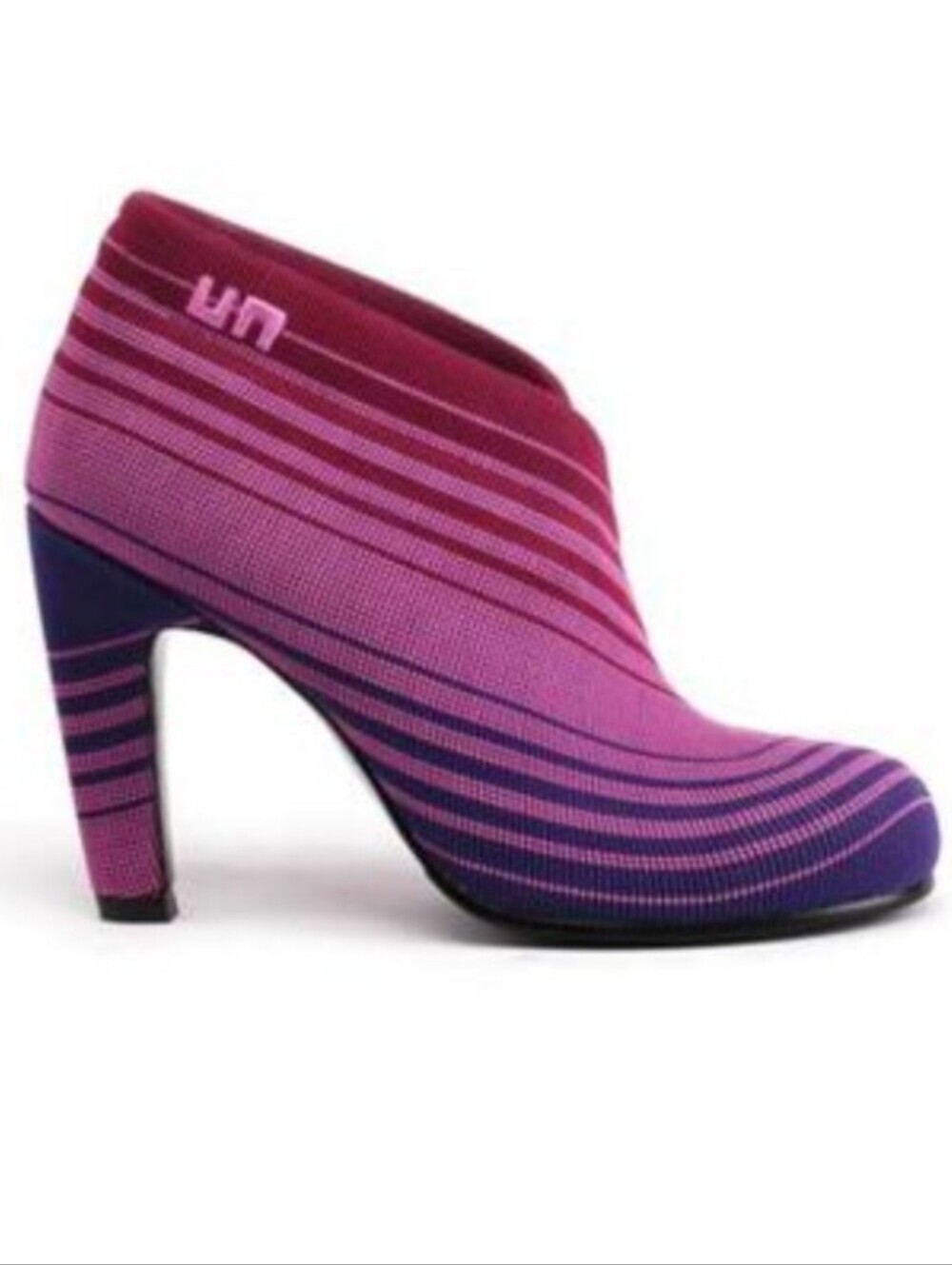 NEW United Nude Striped Heeled Ankle Boots Booties